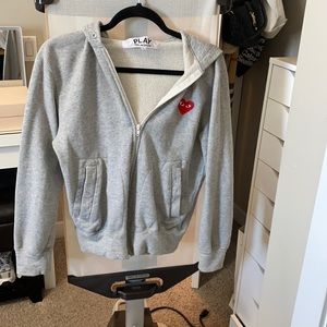 COMME DES GARCONS ZIP UP HOODIE